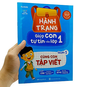 Sách Hành Trang Giúp Con Tự Tin Vào Lớp 1 - Quyển 1: Cùng Con Tập Viết