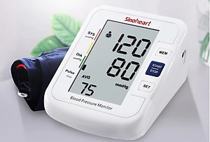 Combo Máy Đo Đường Huyết + Gút 2 Trong 1( kim que đầy đủ) và Máy Đo Huyết Áp Bắp tay Chính Hãng Sinocare