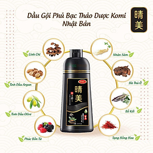 Dầu Gội Phủ Bạc Thảo Dược Komi Nhật Bản [Chai 500ml]