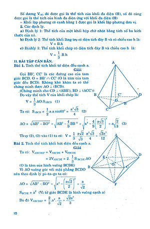 Sách Giải Bài Tập Hình Học Lớp 12 (Chương Trình Chuẩn)