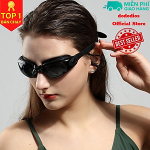 Kính bơi cận có độ (Màu Đen/Hồng) độ cận thị từ 1.5 độ đến 8.0 độ dododios mắt kính cản tia UV hạn chế sương mờ