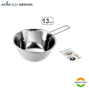 Tô Inox Φ13cm Echo Metal Có Tay Cầm Tiện Dụng, Khả Năng Chịu Nhiệt Tốt