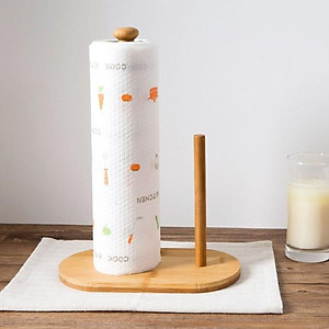 Cuộn Giấy Lau Nhà Bếp Đa Năng  200 Tờ Màu Trắng Siêu Dai - Giấy Mềm Có Thể Giặt Được - Hàng Chính Hãng 