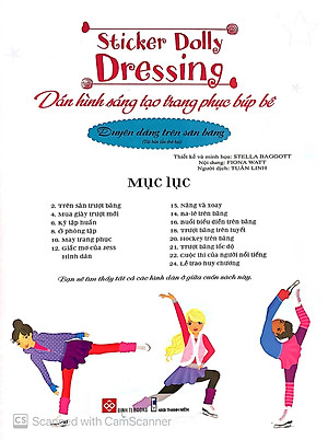 Sách Dán Hình Sáng Tạo Trang Phục Búp Bê - Duyên Dáng Trên Sân Băng