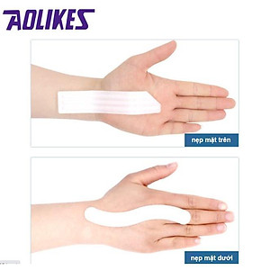 Đai Nẹp Cố Định Khớp Cổ Tay Với 2 Thanh Nẹp Trên Dưới AL 1671 AL1671 AOLIKES Cho Người Chấn Thương Bong Gân Cổ Tay