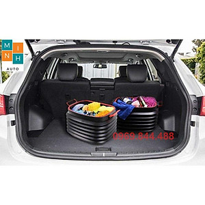 Thùng Đựng Đồ  - Thùng Co Giãn Ô Tô - Đựng Đồ Để Cốp Sau Gập Gọn