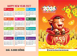 Bộ Combo 10 Lịch Túi Năm 2026 - Bính Ngọ