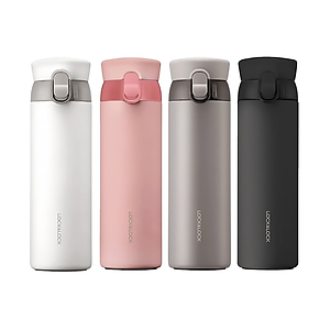 Bình Giữ Nhiệt LocknLock Wannabe One Touch 450ml LHC3240, Hàng chính hãng, nắp bật 1 chạm - JoyMall