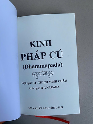 Kinh Pháp Cú - Song Ngữ Anh - Việt (khổ sách bỏ túi)
