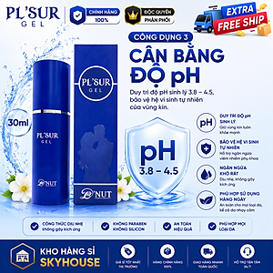 Gel vệ sinh phụ nữ PLSUR độc quyền DAMODE chai 30ml gel vệ sinh phụ nữ tốt nhất chính hãng Hàn Quốc