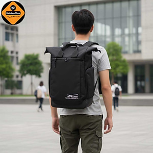 Balo Du Lịch Xbags Secret Xb 1201 Màu Đen, Thiết Kế Nắp Cuộn Tăng Không Gian Linh Hoạt,  Chống Thấm, Cá Tính, Đựng Được Laptop 17 Inch!