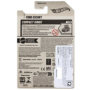 Siêu Xe Hot Wheels C4982 - 113/250 - Ford Escort (Mẫu Màu Giao Ngẫu Nhiên)