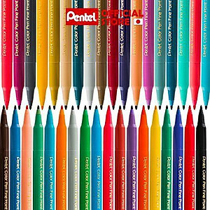 Bút dạ màu Pentel S360 (bán lẻ 24 màu)