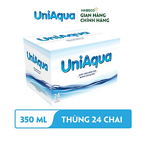 Nước uống đóng chai UniAqua - Thùng 24 chai 350ml