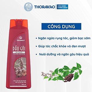 Gội Xả 2IN1 Hà Thủ Ô Ngăn Ngừa Tóc Bạc Giúp Tóc Đen Mượt 400ML