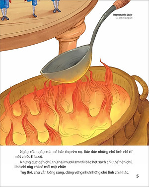 Truyện Cổ Tích Nổi Tiếng Song Ngữ Việt - Anh: Chú Lính Chì Dũng Cảm - The Steadfast Tin Soldier