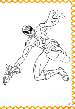 Sách Bé Tô Màu Siêu Nhân - Quyển D