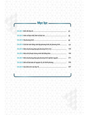 Sách Tổng Hợp Chuyên Đề Trọng Tâm Thi Vào Lớp 10 Chuyên Và Học Sinh Giỏi - Đại Số 9