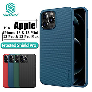 Ốp lưng Nillkin Super Frosted Shield Pro cho iPhone 13 Pro Max / 13 Pro / 13  mỏng chống dấu vân tay và sốc - Hàng Chính Hãng