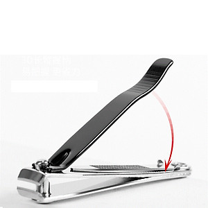 Bấm Cắt Móng Tay Móng Chân Bằng Thép Cacbon Cường Độ Cao, Lưỡi Bấm Siêu Sắc, Siêu Bền, Kèm Dũa Móng Tay, Thiết Kế Hiện Đại, Thời Trang, Loại Gấp Gọn Dành Cho Người Lớn Và Trẻ Nhỏ