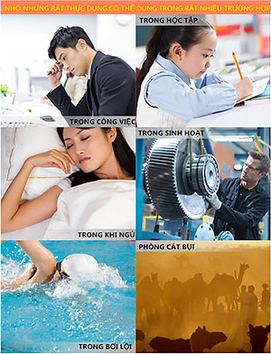 Combo 3 Cặp Nút Tai Chống Ồn 3M 1290 - Xanh