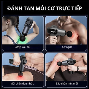 Máy massage cầm tay Kachi MK377 với 9 cấp độ rung - hàng chính hãng