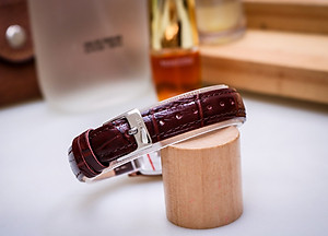 Đồng Hồ Nữ Julius Hàn Quốc JA-703LD Cổ Điển Dây Da Màu Nâu