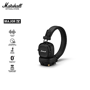 Tai nghe Bluetooth Marshall Major IV - 80 giờ nghe nhạc không dây - Hàng chính hãng