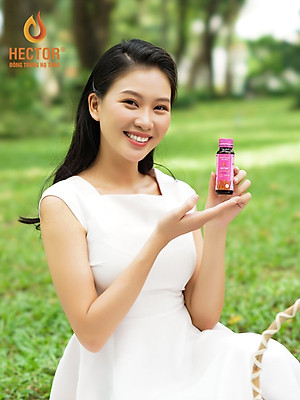 Nước Đông Trùng Hạ Thảo Hector Collagen (Hộp 10 Chai) - Hàng chính hãng