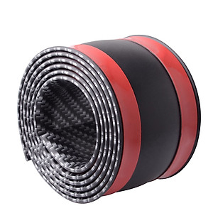 Cuộn 3mét decall carbon chống trầy xước, bảo vệ bậc cửa xe ô tô, có băng keo siêu dính