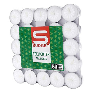 Hộp 100 Nến Tealight Bông Mai Teelichter FtraMart - Trắng