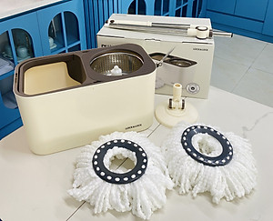 Bộ Cây Lau Nhà Huyền Thoại Xoay Tay Lock&Lock ETM440 - Hàng Chính Hãng