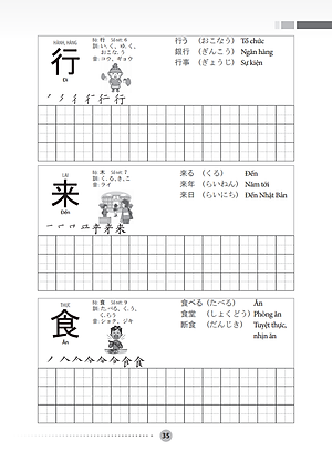 Tập Viết Tiếng Nhật Căn Bản - Kanji _MT