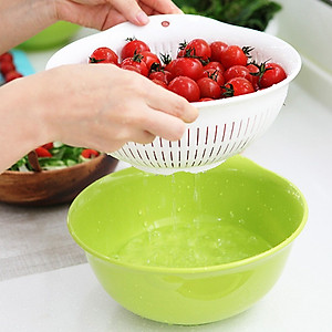 Thau/Chậu lót nhựa dạng tròn cao cấp Sanada Seiko 3.6L có tay cầm - Hàng nội địa Nhật Bản.