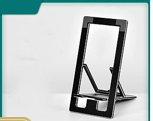 Giá Đỡ Để Bàn Cho Điện Thoại, iPad, Máy Tính Bảng  Hàng Chính Hãng KitAcoom - Chất Liệu Hợp Kim Nhôm Cao Cấp Có Thể Gấp Gọn Và Mang Theo Tiện Dụng 