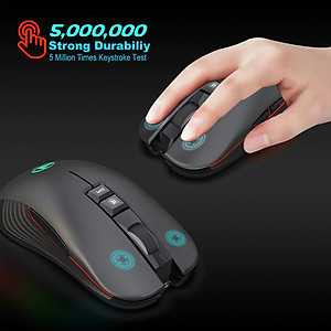 Chuột Gaming LED Chơi Game Không Dây Wireless 2.4GHZ 3600DPI T30 - Hàng Nhập Khẩu