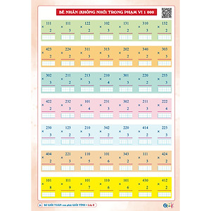 Để Giỏi Toán Con Phải Giỏi Tính 3 - Dành cho học sinh lớp 3 (1 cuốn) - Bản Quyền