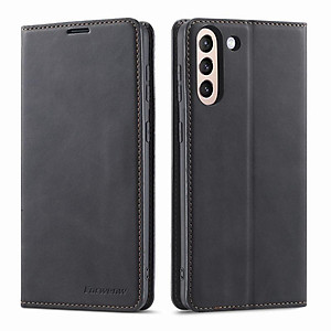 Bao Da Bò Non Dành Cho SamSung Galaxy  A17 , A07 , A16 , A26 , A36 , A56 Chính Hãng Forwenw Có Ngăn Đựng Tiền và Thẻ - Hàng Nhập Khẩu