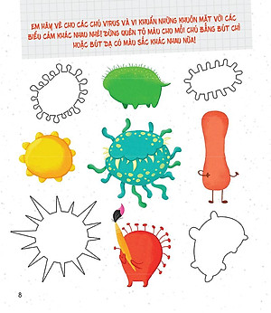 Sách Các Hoạt Động Và Trò Chơi Về Virus Và Vi Khuẩn