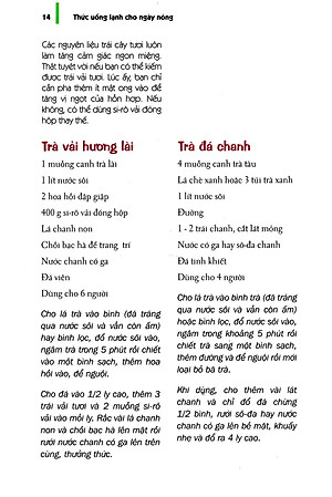 Sách Thức Uống Lạnh Cho Ngày Nóng (Tái Bản 2016)