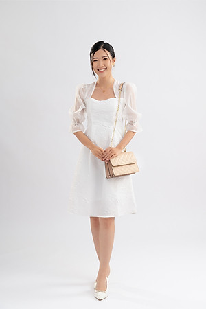 Túi Yuumy ( Thời trang nữ thiết kế trần trám size 22 - Túi đeo chéo da Seasand YN136 )