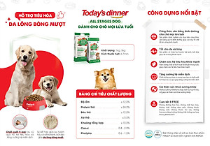 [ 1KG ] Thức ăn hạt cho chó mọi lứa tuổi TODAY'S DINNER 