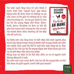 Sách Câu Lạc Bộ Án Mạng Ngày Thứ Năm