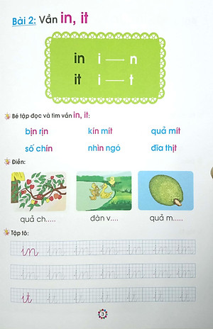 Hành Trang Bé Vào Lớp 1 - Vở Bé Học Tiếng Việt (Quyển 2)