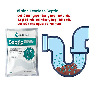Combo Vi Sinh Khử Mùi EcoFresh, EcoClean Septic - Xử Lý Mùi Hôi Hiệu Quả