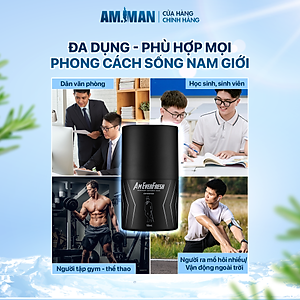 Lăn khử mùi AM MAN Am EverFresh 50ml khử mùi, khô thoáng, kiểm soát mồ hôi suốt ngày dài