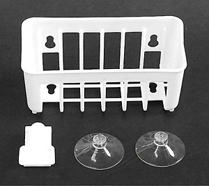 Giá nhựa đựng đồ đa năng, mút rửa bát (hút chân không) nội địa Nhật Bản