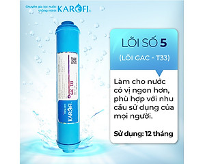 Lõi lọc KAROFI số 5 - Lõi khoáng đá (Mineral) - Hàng Chính Hãng