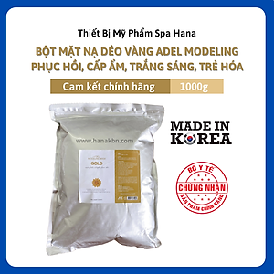 [KHUYẾN MÃI] Bột Mặt Nạ Dẻo Vàng 24K Cho Da Nhạy Cảm Trắng Sáng ADEL Hàn Quốc 1kg