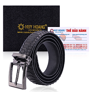 Thắt Lưng Nữ Da Trăn VIP Huy Hoàng HT5313 - Đen
